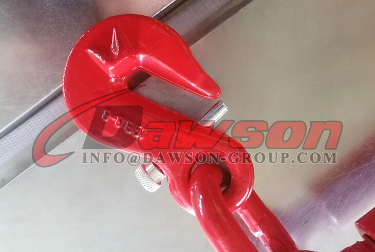 DS753 G80 Ratchet Binder with Safety Hooks to EN 12195-3, Grade 80 Ratchet Type Load Binder - Dawson Group Ltd. - Supplier, Manufacturer