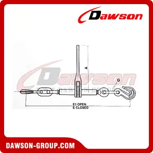 High Quality Drop Forged Ratchet Type Load Binder, Loadbinders