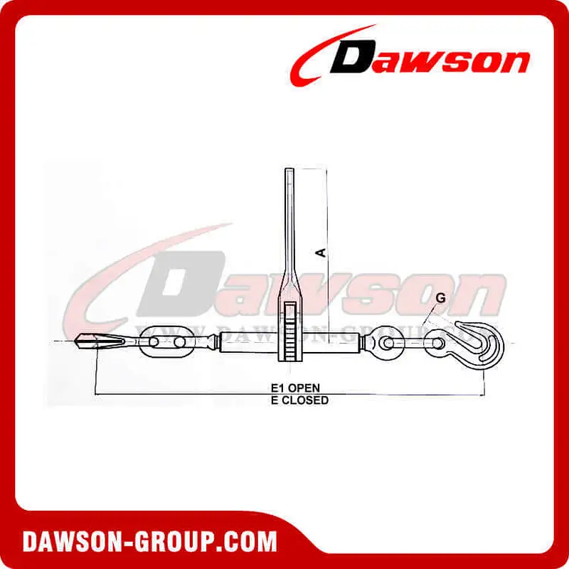 High Quality Drop Forged Ratchet Type Load Binder, Loadbinders