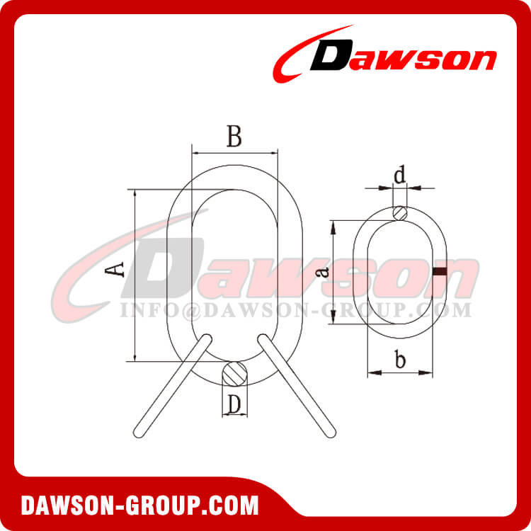 DS483 G80 Master Link Assembly for Chain Slings - Dawson Group Ltd. - China Manufacturer, Factory