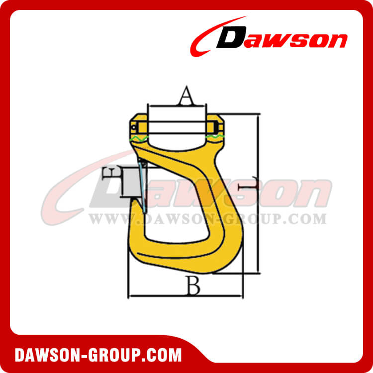 DS016 G80 Clevis Hook For Webbing Sling - Dawson Group Ltd. - China Manufacturer, Factory