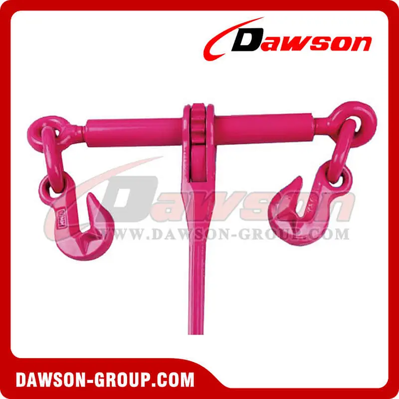 G80 Ratchet Binder With Safety Hooks to EN 12195-3, Grade 80 Ratchet Type Load Binder