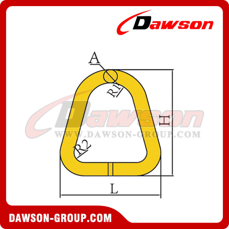 DS139 G80 Alloy Triangle Ring For Web Sling - Dawson Group Ltd. - China Manufacturer, Factory