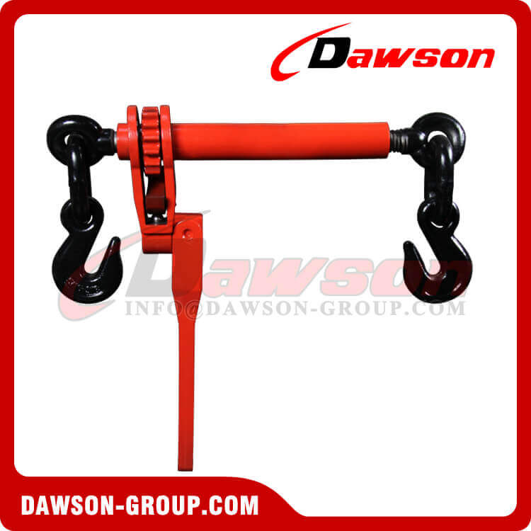 Folding Handle Ratchet Binder with Eye Grab Hook for Chain Size 516''- 38'' WLL 7100LBS