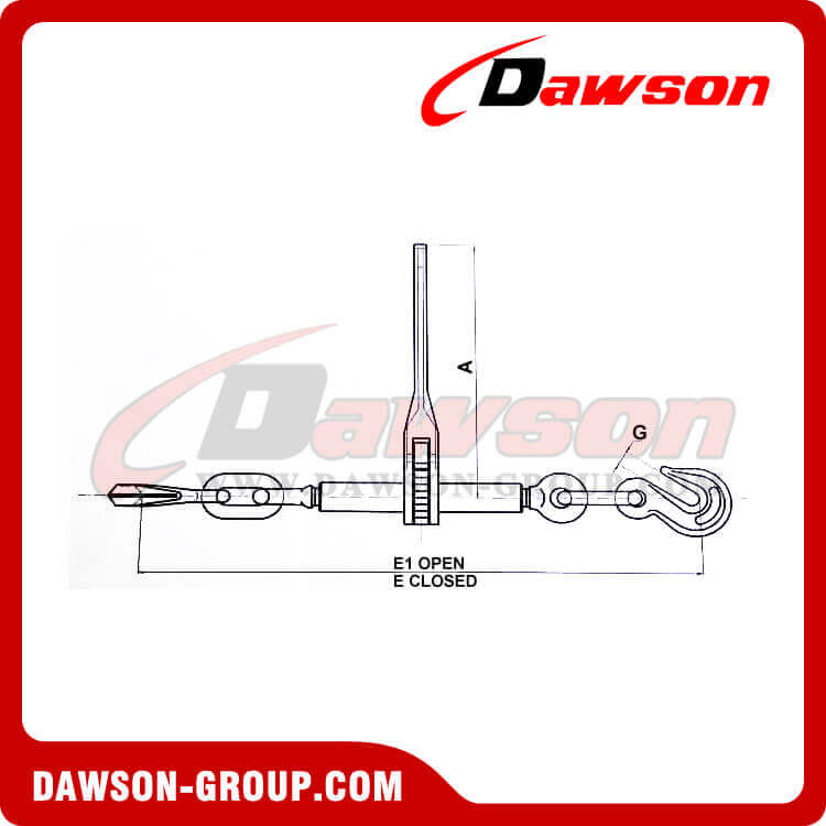 High Quality Drop Forged Ratchet Type Load Binder, Loadbinders - Dawson Group Ltd. - China Manufacturer, Factory