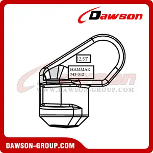 DS135 G80 Clevis Elephant Foot