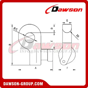 Container Lifting Lug for Side Lifting