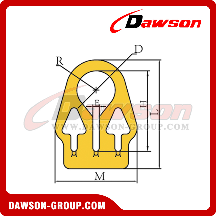 DS558 G80 Type A Master Link for Chain Slings - Dawson Group Ltd. - China, Factory, Supplier