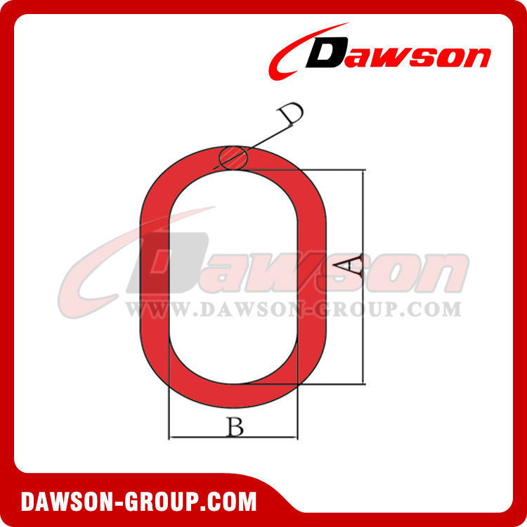 DS454 G80 European Type Forged Master Link for Bigger Crane Hook - Dawson Group Ltd. - China Manufacturer, Supplier