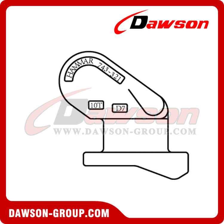 DS135 G80 Clevis Elephant Foot Left 10T - Dawson Group Ltd. - China Manufacturer, Factory, Supplier