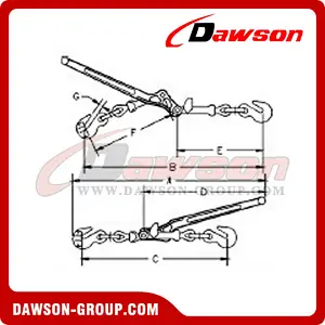 Walking Load Binders, Forged Steel Load Binder