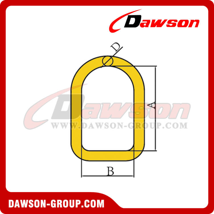 DS136 G80 Alloy D Ring For Web Sling - Dawson Group Ltd. - China Manufacturer, Factory