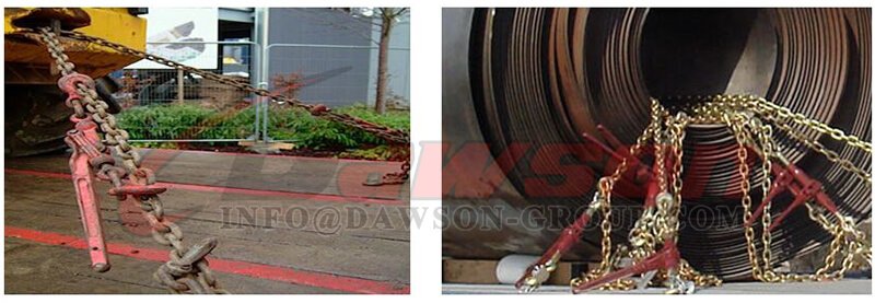 Applicatio of Lever Type Load Binder With Claw Hook, Forged Claw Load Binder - Dawson Group Ltd. - China Factory, Supplier