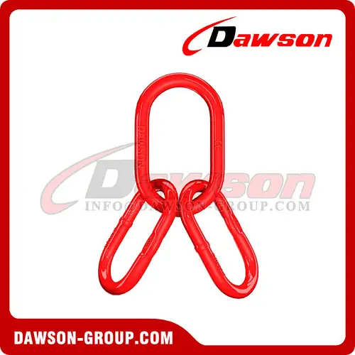 DS094 A347 G80 U.S. Type Super Alloy Steel Welded Master Link Assembly for Wire Rope Lifting Slings  Chain Sling