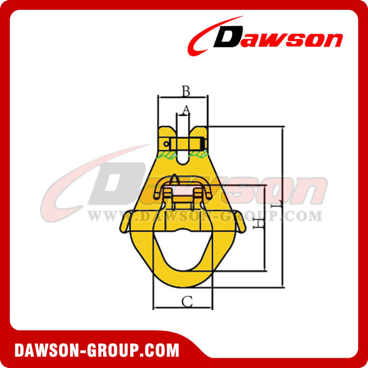 DS243 G80 Container Lifting Clevis Link For Lifting - Dawson Group Ltd. - China Manufacturer, Factory