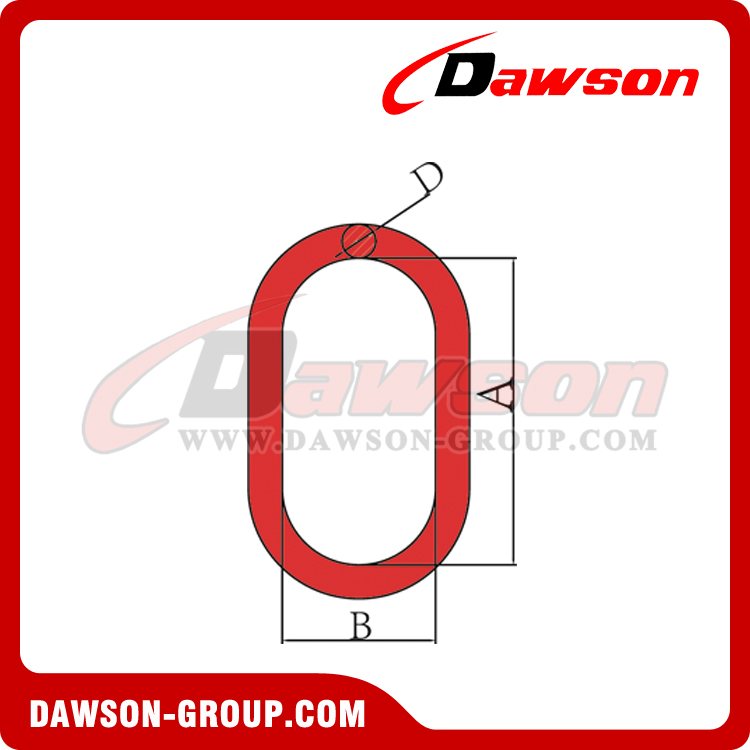 DS091 G80 U.S. Type A-342 Forged Master Link for Chain Lifting Slings Wire Rope Slings - Dawson Group Ltd. - China Manufacturer, Factory