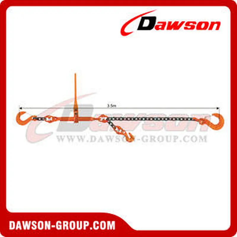 G80 Lashing Chains with Ratchet, Grade 80 Ratchet Chain Lashing