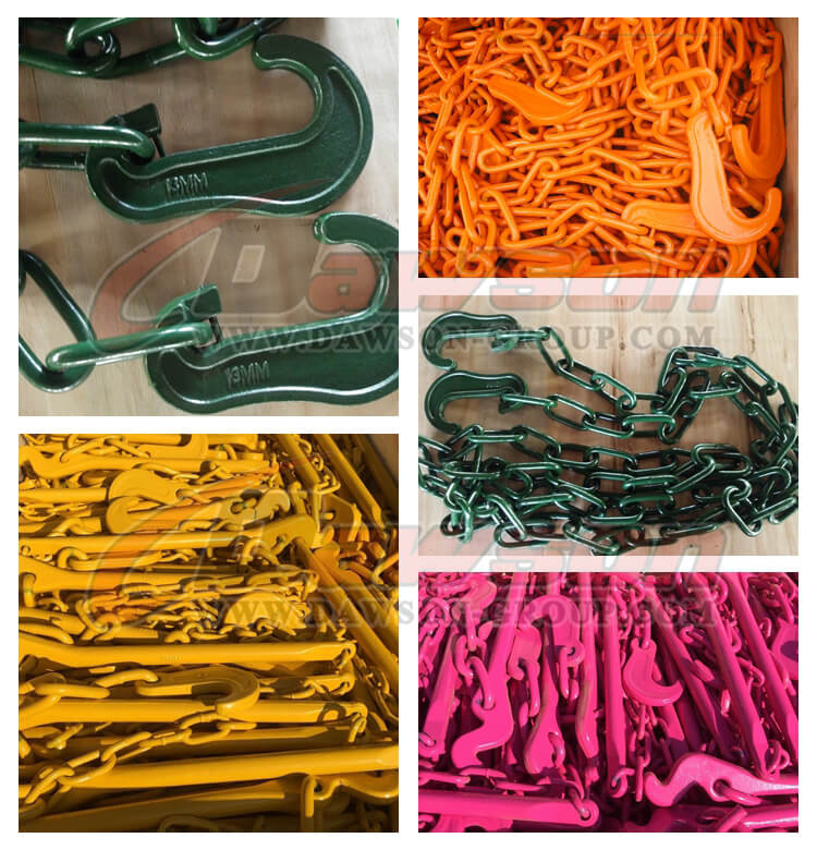 G80 Lashing Chains with Ratchet, Grade 80 Ratchet Chain Lashing - Dawson Group Ltd. - China