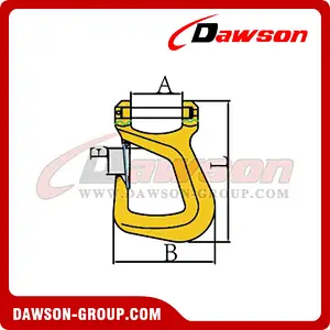 G80 Clevis Hook For Webbing Sling