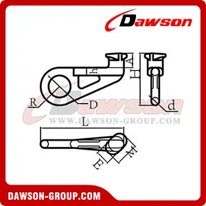 G80 Container Hook, Container Lifting Hook