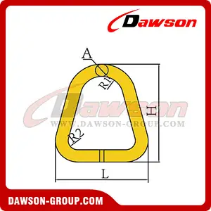 DS139 G80 Alloy Triangle Ring For Web Sling