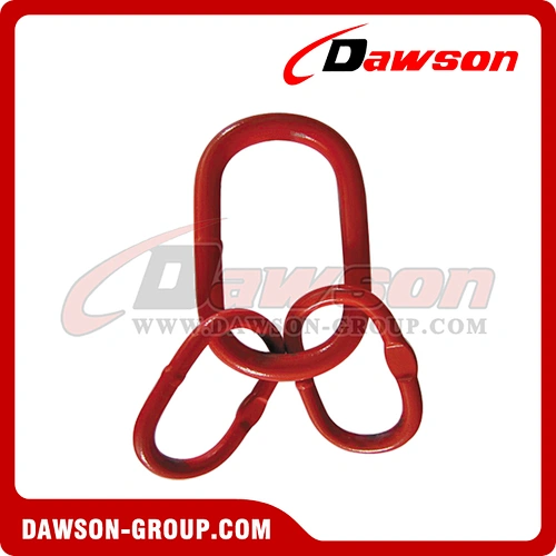 DS488 G80 Power Plastified European Type Master Link Assembly for G80 Chains  Wire Rope Lifting Slings