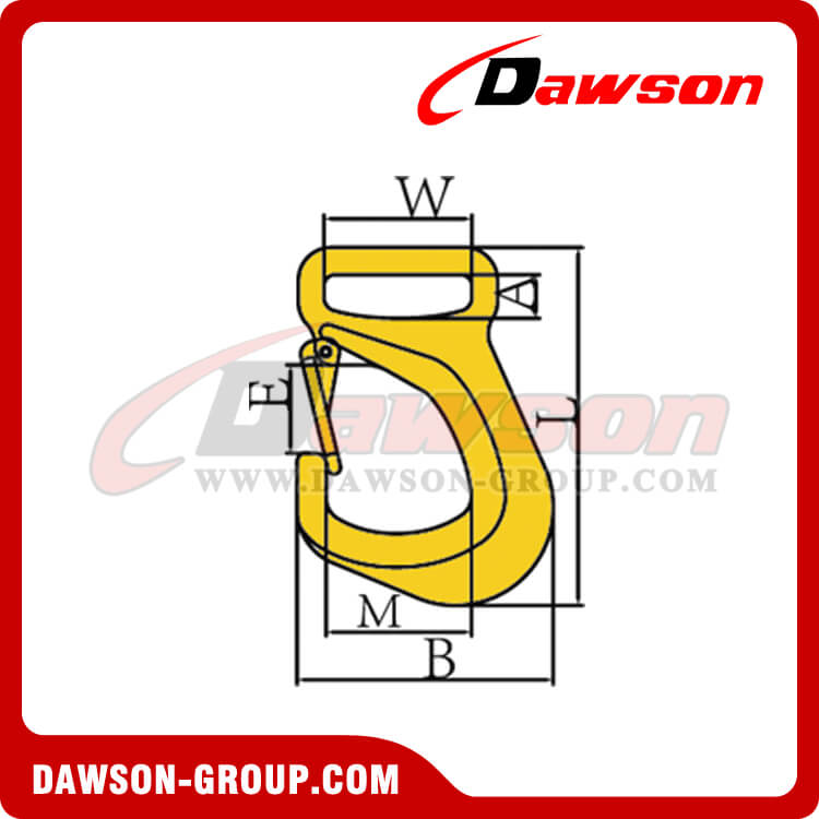 DS090 G80 Eye Hook For Webbing Sling - Dawson Group Ltd. - China Manufacturer, Factor