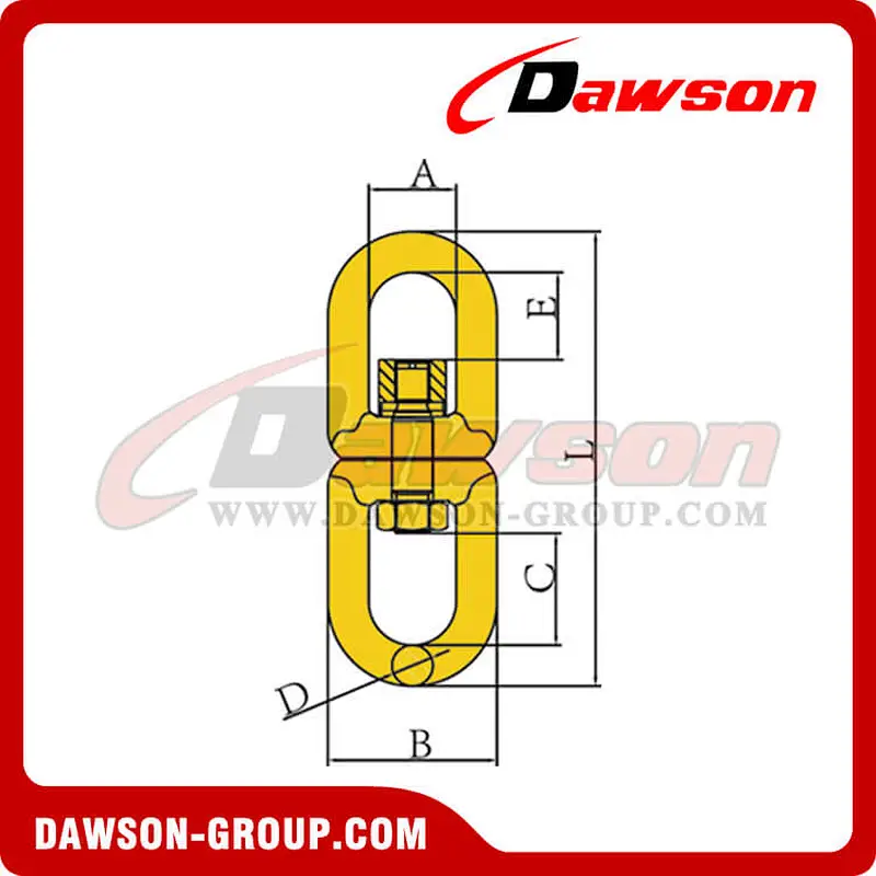 DS283 G80 Swivel With Bearing for Lifting