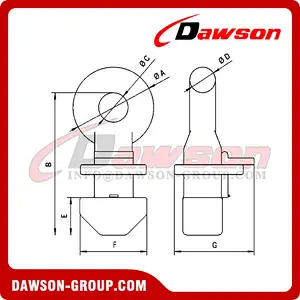 Container Lifting Lug for Top Lifting
