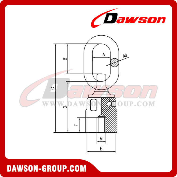 G80 Lifting Screw Point Female Type - Dawson Group Ltd. - China Manufacturer, Factory