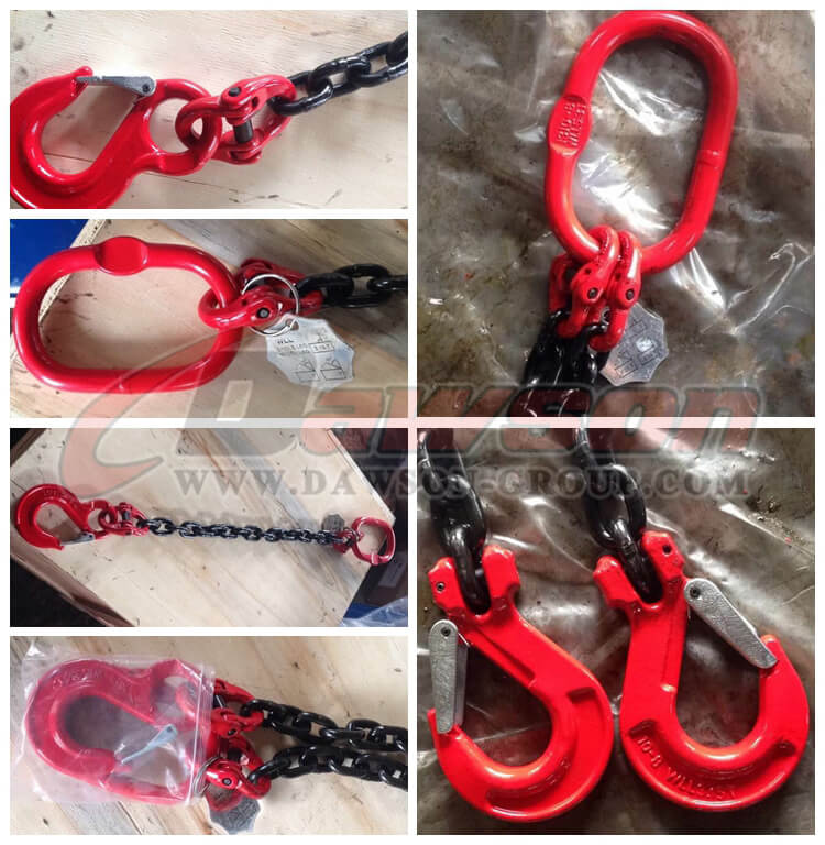 G80 Double Leg Chain Sling, G80 Double Leg Chain Sling for Lifting & Lashing - Dawson Group Ltd. - China Supplier