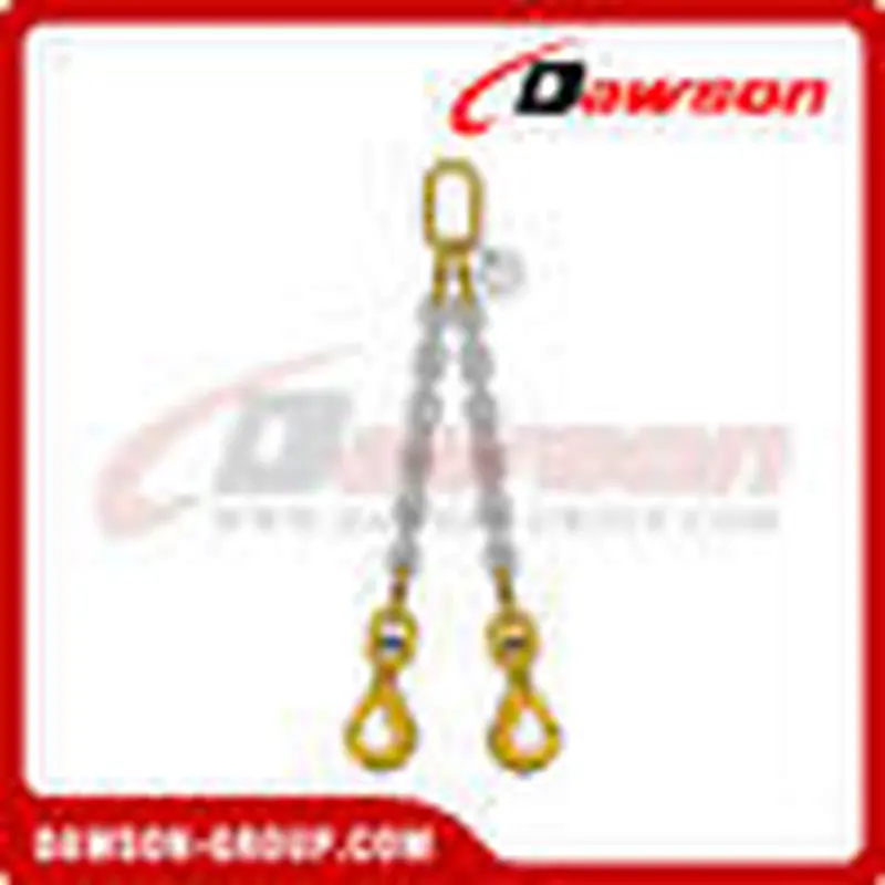 Grade 80 Double Leg Chain Sling, G80 Double Leg Chain Sling for Lifting & Lashing