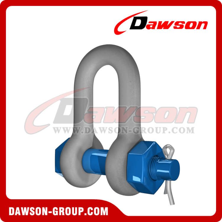 Dawson Brand Hot Dip Galvanized US Type Chain Shackle with Safety Pin, S6 Bolt Type Dee Shackle - Dawson Group Ltd. - China , Supplier