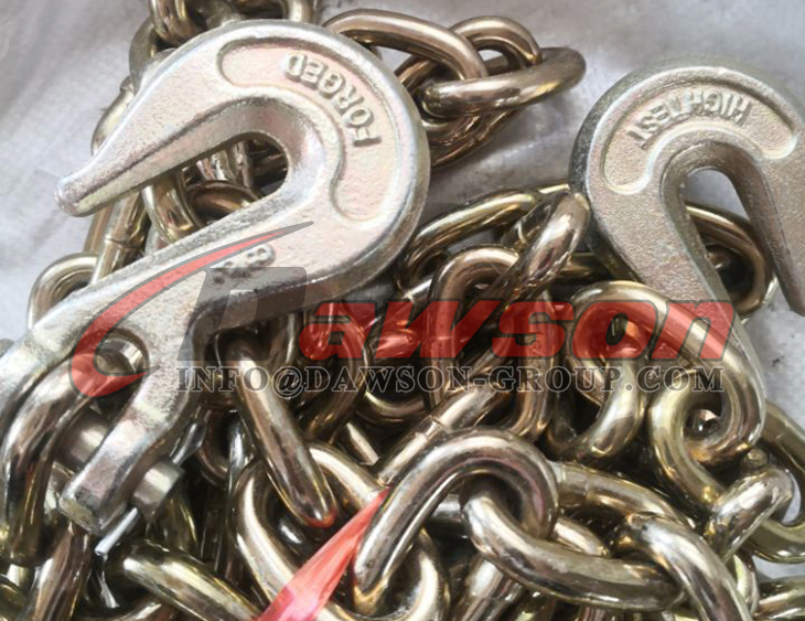 USA Standard Chain Assembly With Clevis Hooks Each End - Dawson Group Ltd. - Manufacturer, Factory, China