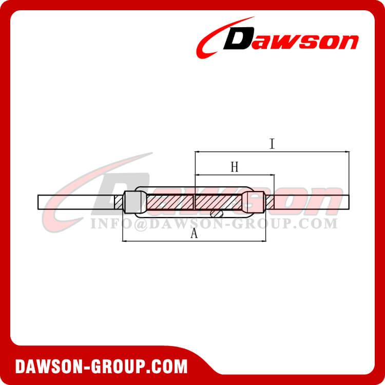 M6 to M56 Zinc Plated Forged Body DIN 1480 Turnbuckles Stub End - Dawson Group Ltd. - China Manufacturer, Factory