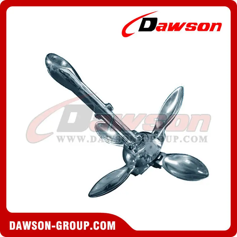 Stainless Steel 316 Folding Anchor Type A / Boat Fitting Folding Grapnel Anchor