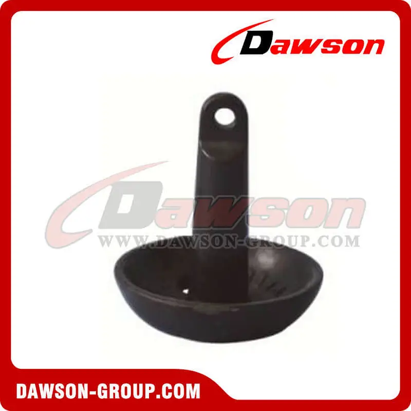 Black Vinyl PE Coated Mushroom Anchor