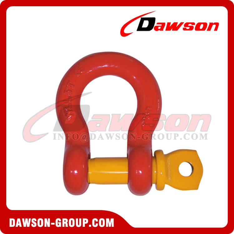 G8 Screw Type Alloy Bow Shackle, Anchor Shackle with Screw Pin - Dawson Group Ltd. - China Manufacturer, Factory, Supplier