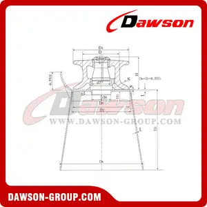 Cleat Fairlead With Single Roller