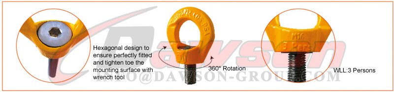 DS-PSA Duplex Stainless Steel Eye Bolt, Lifting Points for Outdoor Working- Dawson Group Ltd. - China Manufacturer, Supplier