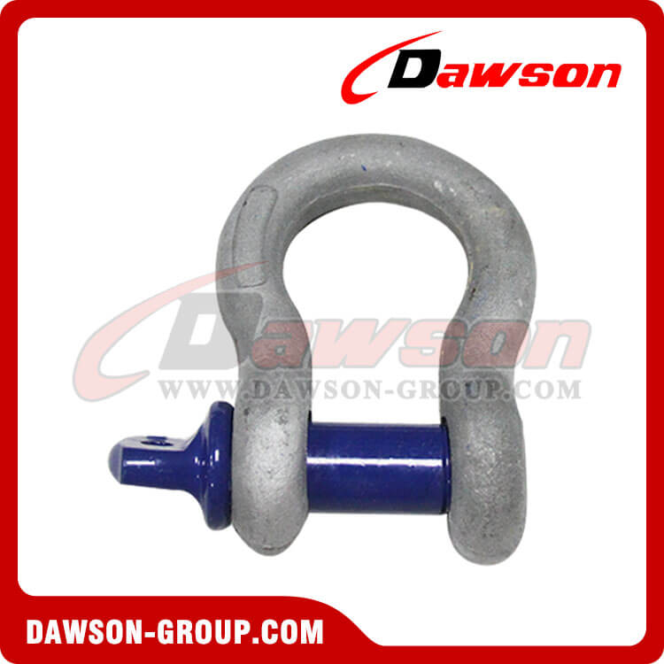 Dawson Brand Hot Dip Galvanized US Type Bow Shackle with Screw Pin, S6 High Strength Screw Pin Anchor Shackle - Dawson Group Ltd. - China Manufacturer, Factory