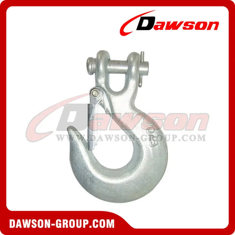 DS127 A-331 G70 Grade 70 Forged Clevis Slip Hook, H-331 G43 Grade 43 Forged Clevis Slip Hook with Latch for Lashing