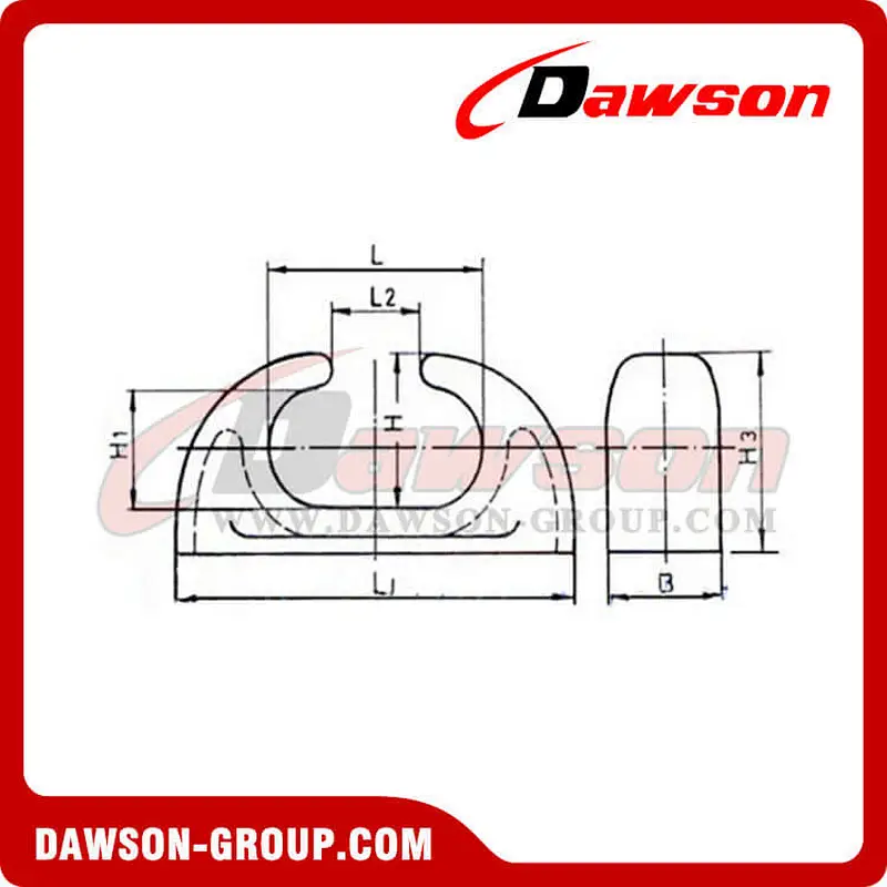 Open chock JIS F-2006 Type SC