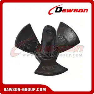 Black Vinyl PE River Anchor
