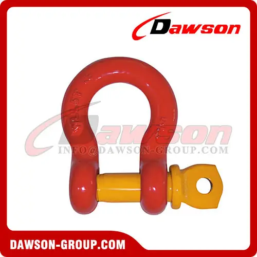G8 Screw Type Alloy Bow Shackle, Anchor Shackle with Screw Pin