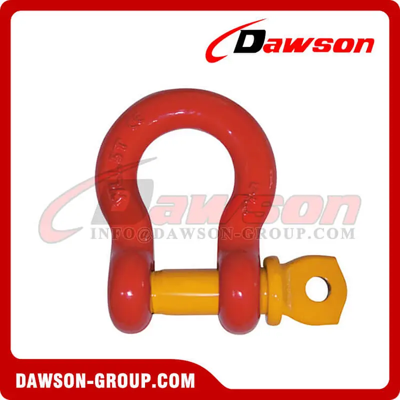 G8 Screw Type Alloy Bow Shackle, Anchor Shackle with Screw Pin