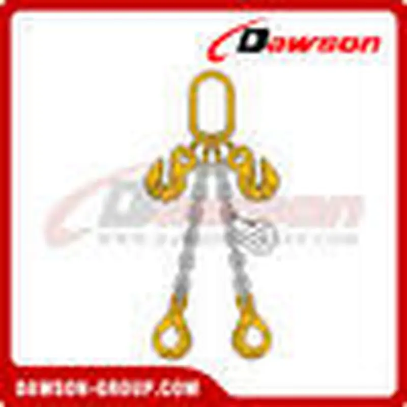 Grade 80 Double Leg Chain Sling, G80 Double Leg Chain Sling for Lifting & Lashing