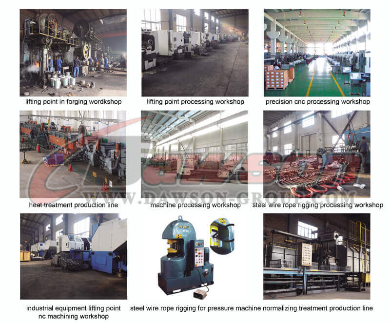 Production Equipment of DS362 High Strength Bolt Type Bow Shackle - Dawson Group Ltd. - China Manufacturer, Supplier