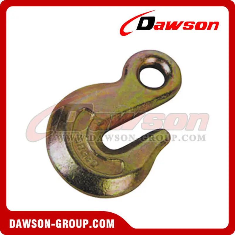 H323 G43 Grade 43 Forged Carbon Steel Eye Grab Hooks, A323 G70 Grade 70 Forged Alloy Steel Eye Grab Hook