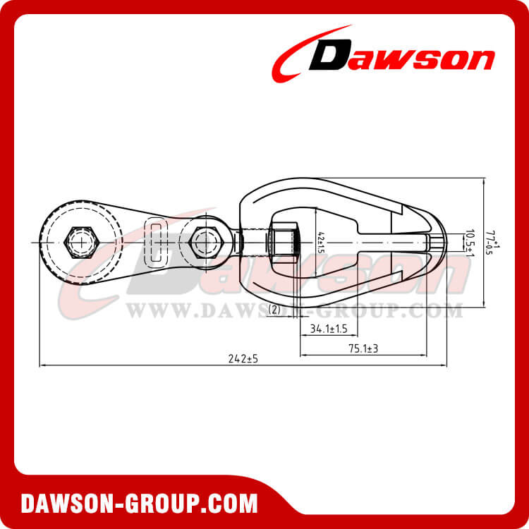G80 Swivel Connector with Roller Sheave for Forestry Logging - Dawson Group Ltd. - China Manufacturer